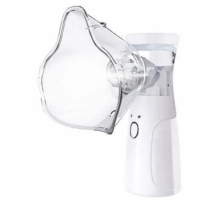 Handheld portable micro-mesh nebulizer respiratory device