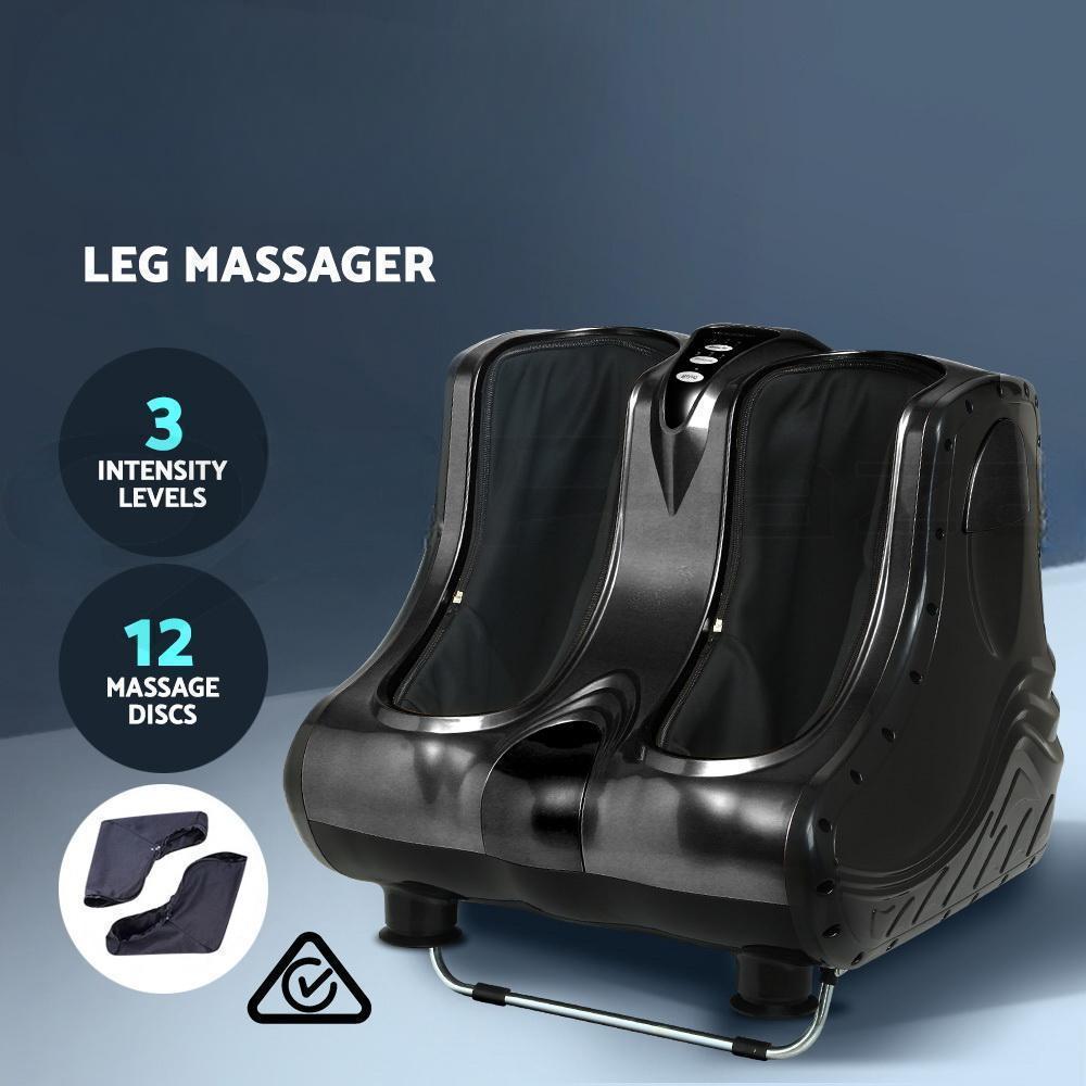 Electric premium foot calf and leg massager recovery system