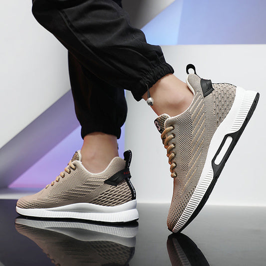 Height-boost comfort sneakers with hidden 6cm lift